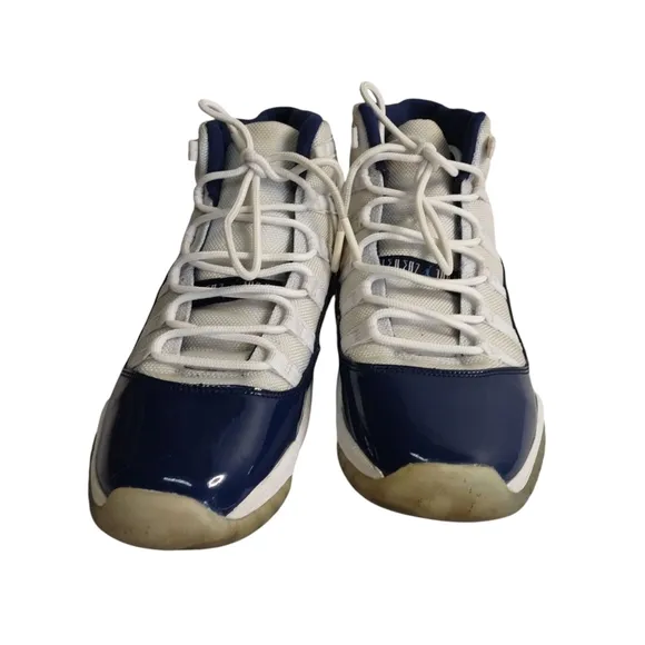 Nike Air Jordan II Retro Youth  Blue White Sneakers Shoes Sz 7Y / 378038-123