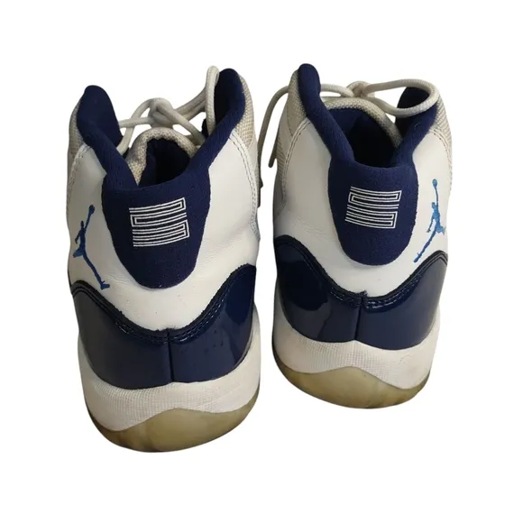 Nike Air Jordan II Retro Youth  Blue White Sneakers Shoes Sz 7Y / 378038-123