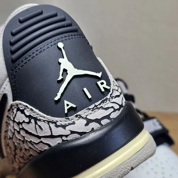 Nike Air Jordan Legacy 312 Low Grey Cement Women's 7.5 Black White CD9054-101 SE
