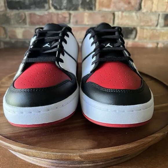 Nike Air Jordan NU Retro 1 Low Varsity Red Black Leather Sneakers Shoes Mens 11