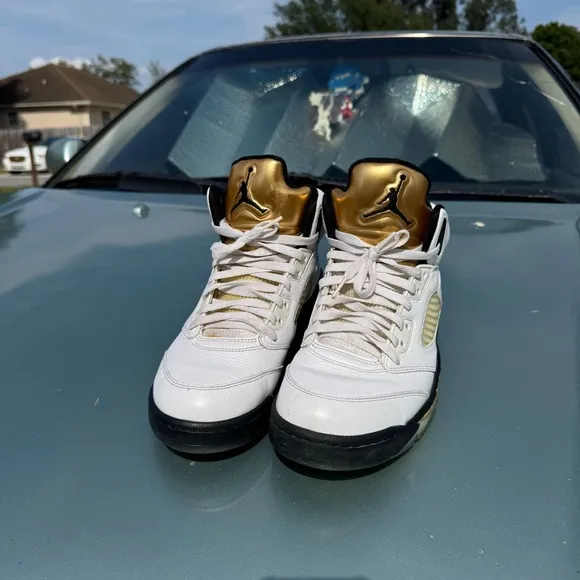 Nike Air Jordan Retro 5 Olympic 5s Size 10.5
