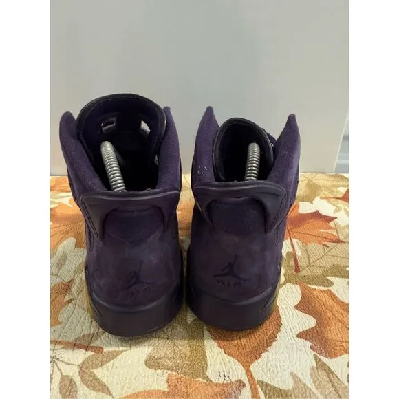 Nike Air Jordan Retro 6 &quot;Purple Dynasty&quot;  Women's Shoes Size 8.5 GS 7Y