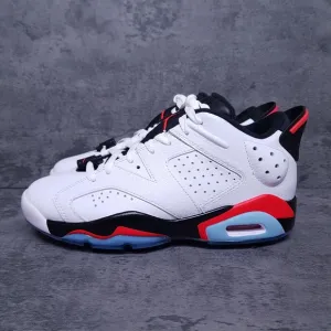 NIKE Air Jordan Retro 6 G Golf Shoes Mens 7.5 Womens 9 White Infrared DV1376-106