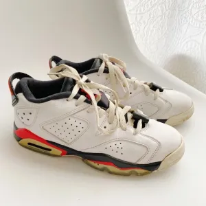 Nike Air Jordan Retro 6 Low Infrared Sneakers 6Y