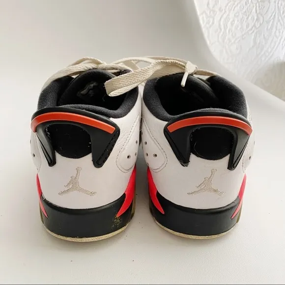 Nike Air Jordan Retro 6 Low Infrared Sneakers 6Y