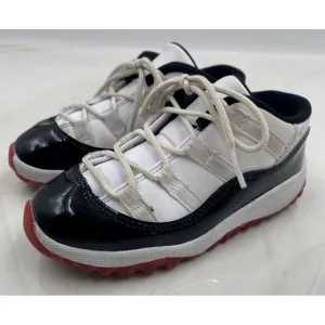 Nike Air Jordan Shoes Youth Size 10C 11 Retro Low TD 'Concord-Bred 505836-160