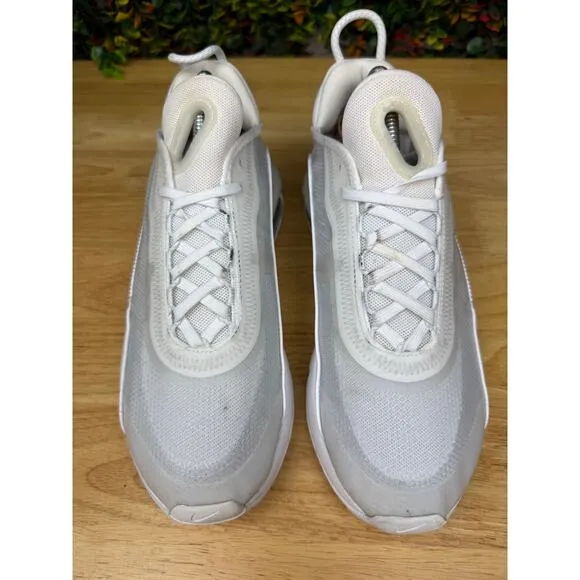 Nike Air Max‎ 2090 Running Shoes Sneakers BV9977-100 White Wolf Gray Mens 7