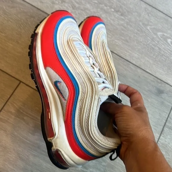 Nike air max 97 retro design reflective running shoes size 6.5