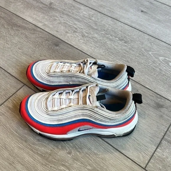 Nike air max 97 retro design reflective running shoes size 6.5