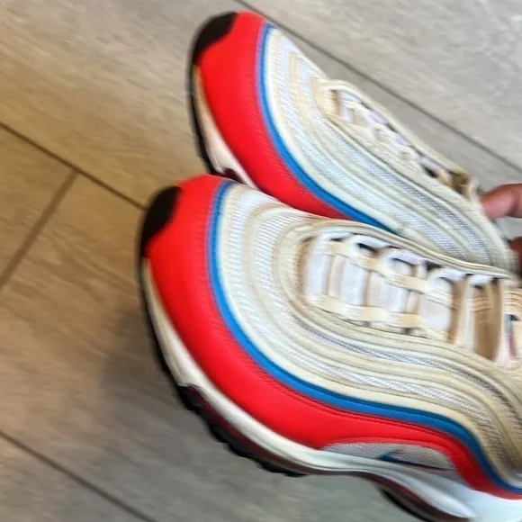 Nike air max 97 retro design reflective running shoes size 6.5
