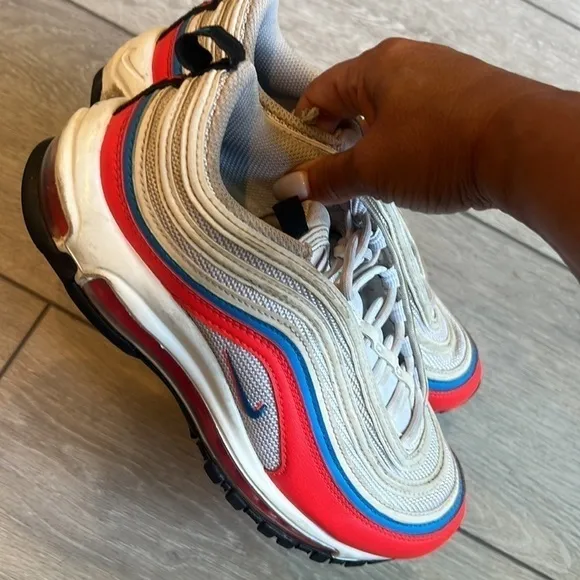 Nike air max 97 retro design reflective running shoes size 6.5