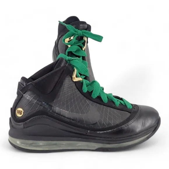 Nike Air Max LeBron James Men's Shoes Size 8.5 Black High Tops 375664-001