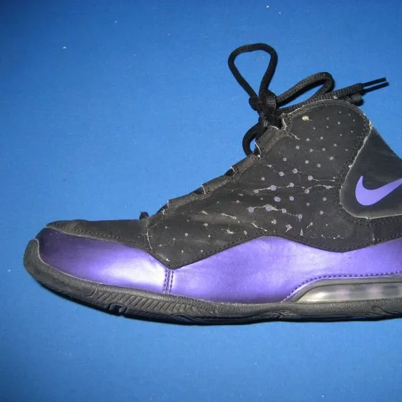 NIke Air Max Wavy Black/Eggplant Basketball Shoes Size 5.5Y 408077-005 Retro
