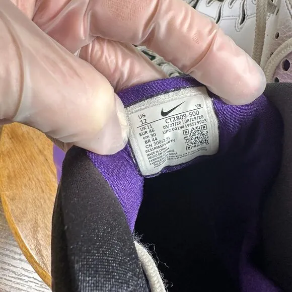 Nike Air Penny 3 Retro 2020 Eggplant Shoes Men's Size 12 CT2809-500