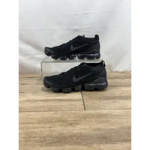 Nike Air VaporMax Flyknit 3 Mens Size 8.5 Triple Black Running Shoes AJ6900-004