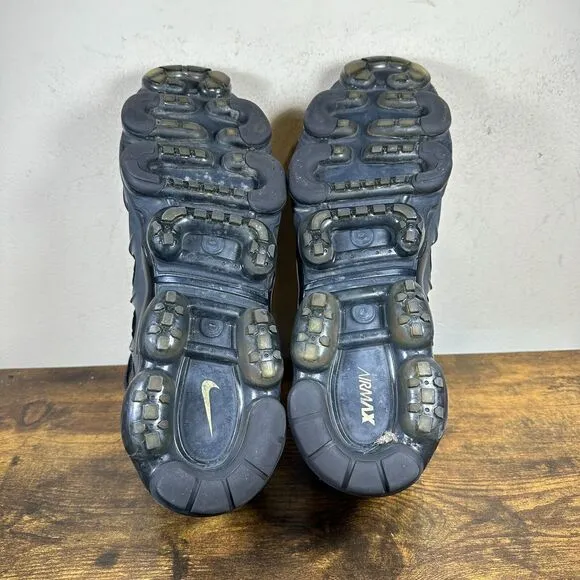 Nike Air Vapormax Plus Black Metallic Gold BQ5068-001 Rare Shoes Men's Size 11.5