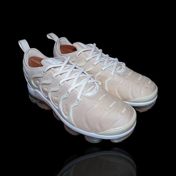 Nike Air VaporMax Plus White Platinum Sneakers Men’s Size 7.5 VGUC (924453-100)