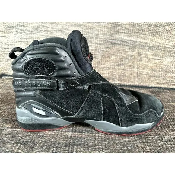 Nike Air Jordan 8 VIII Retro Bred Black Cement 305381-022 Mens Size 9