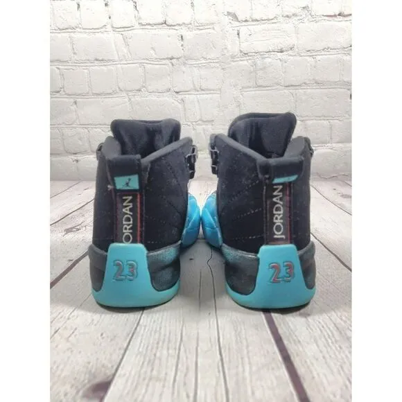 Nike Air Jordan Retro 12 Gamma Blue Basketball Shoes Boys Size 11