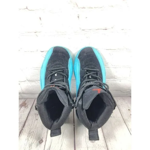 Nike Air Jordan Retro 12 Gamma Blue Basketball Shoes Boys Size 11
