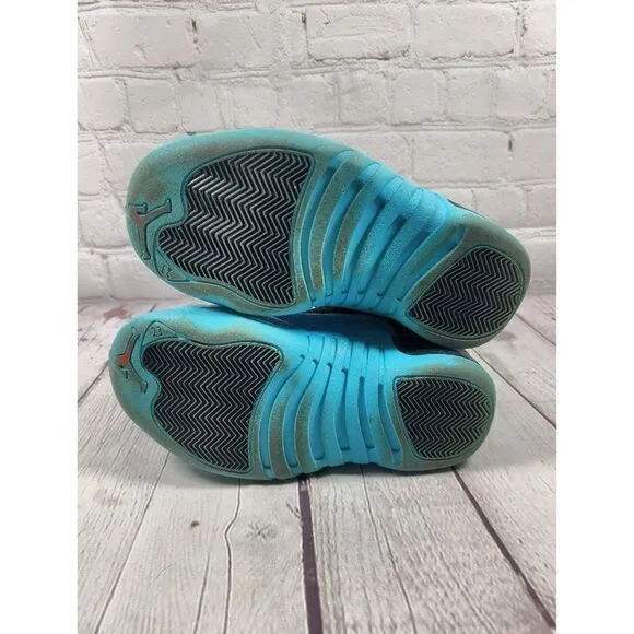 Nike Air Jordan Retro 12 Gamma Blue Basketball Shoes Boys Size 11