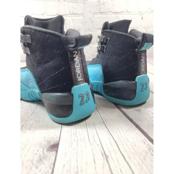 Nike Air Jordan Retro 12 Gamma Blue Basketball Shoes Boys Size 11
