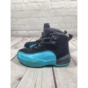 Nike Air Jordan Retro 12 Gamma Blue Basketball Shoes Boys Size 11