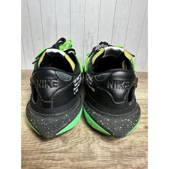 Nike Blazer Low '77 x Off White Shoes Black Green DH7863-001 Sz 11 Mens Virgil