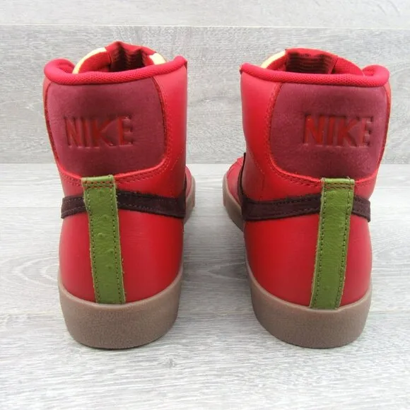 Nike Blazer Mid '77 Vintage Skate Shoes Mens Size 10 Red Burgundy NEW