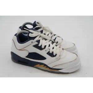 Nike Boys Air Jordan 5 Retro Low 314338-135 White Basketball Shoes Size 6Y