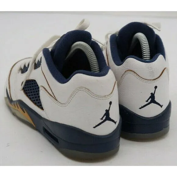 Nike Boys Air Jordan 5 Retro Low 314338-135 White Basketball Shoes Size 6Y