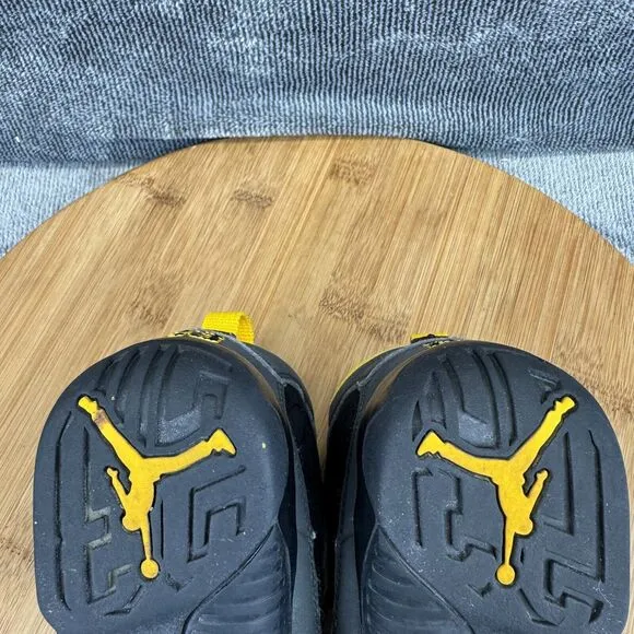 Nike Boys Air Jordan 9 Retro Size 8C Shoes Black Basketball Sneakers Toddler