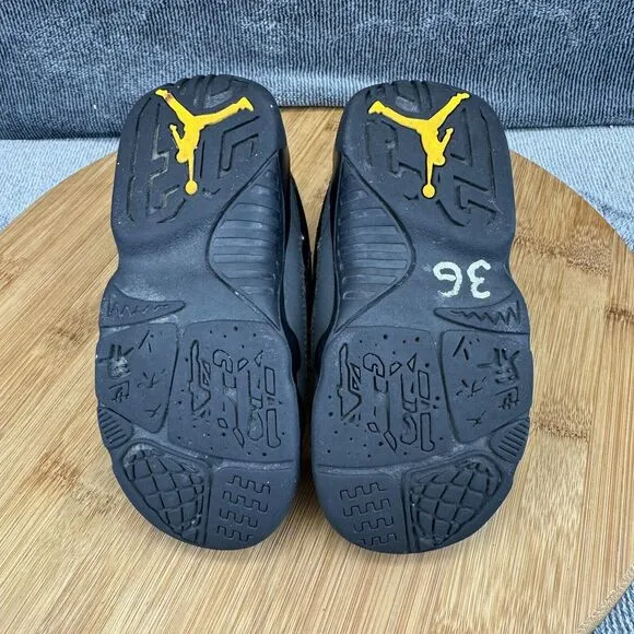 Nike Boys Air Jordan 9 Retro Size 8C Shoes Black Basketball Sneakers Toddler