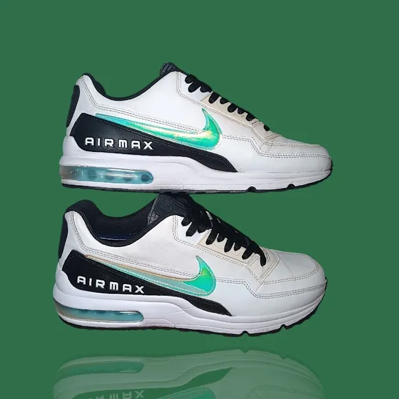 Nike CI5875-100 Air Max LTD 3 Running Shoe White/Blue Gaze Men's Size 10 GUC
