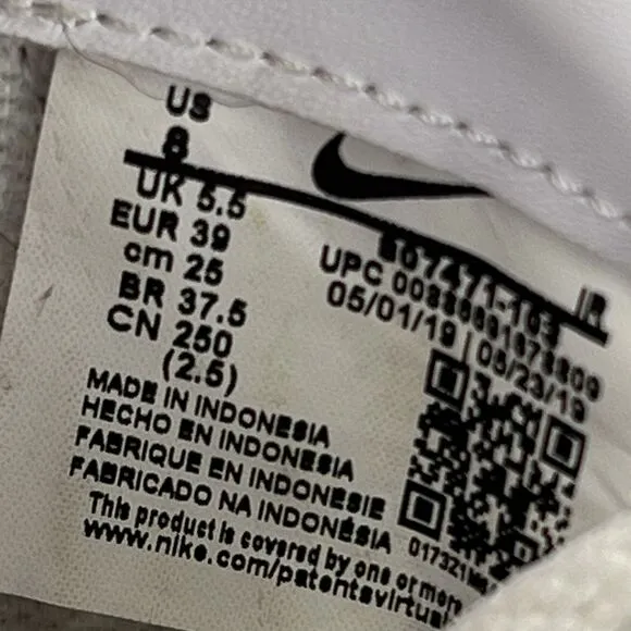 Nike Classic Cortez Forrest Gump Women's 8 Sneakers Fashion Shoe 807471-103