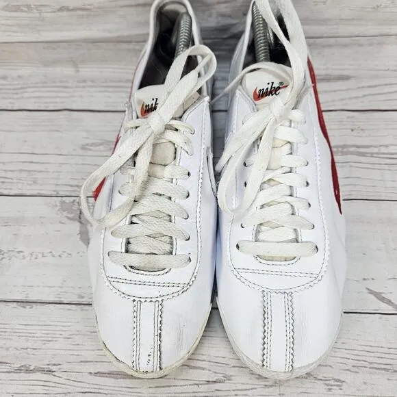 Nike Cortez ‘72 Shoe Dog Slim Swoosh Shoes White/Red/Blue CJ2586-100 Mens Sz 9.5