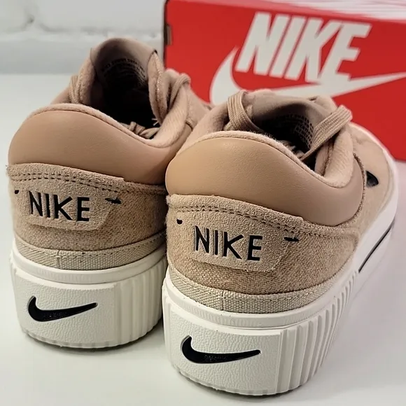 Nike Court Legacy Lift Tan Womens 7 FZ2606 200