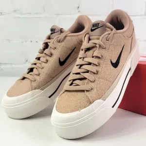 Nike Court Legacy Lift Tan Womens 7 FZ2606 200