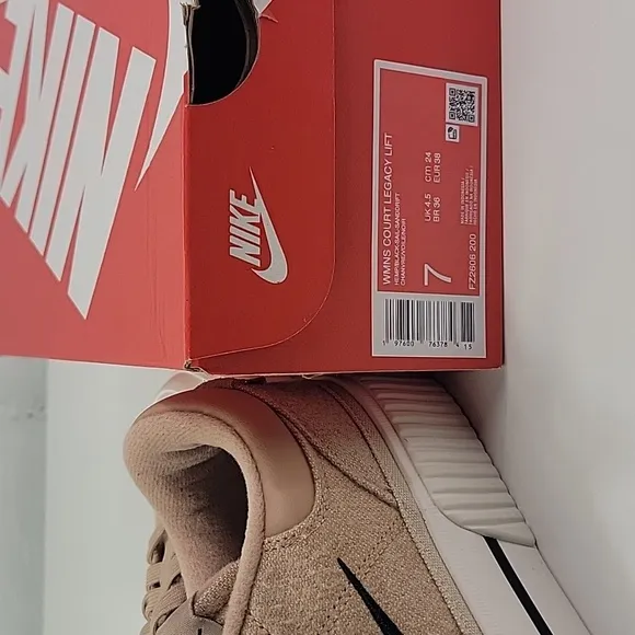 Nike Court Legacy Lift Tan Womens 7 FZ2606 200