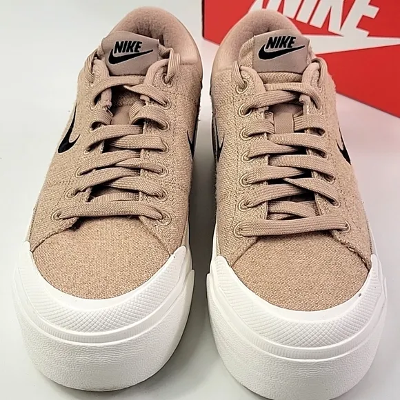Nike Court Legacy Lift Tan Womens 7 FZ2606 200