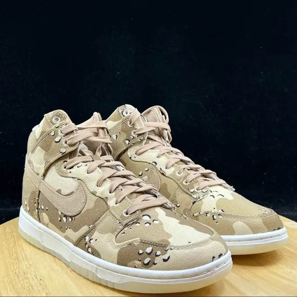 Nike Dunk High Desert Camo - Size Women's 9.5/Men's 8 - DX2314-200