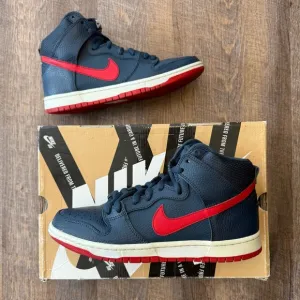 Nike Dunk High Pro SB Squadron Blue University Red White