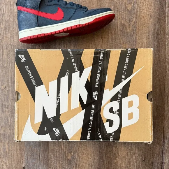 Nike Dunk High Pro SB Squadron Blue University Red White
