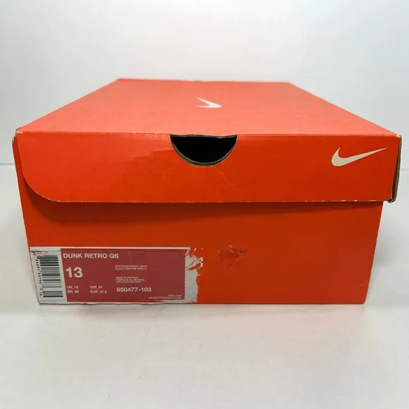 Nike Dunk High Retro QS ‘Villanova’ (850477 103) Shoes Size: 13 M