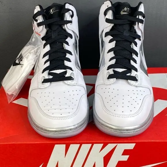 Nike Dunk High SE Chrome sneaker shoes women size 9