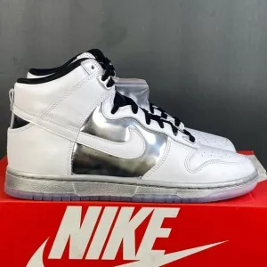 Nike Dunk High SE Chrome sneaker shoes women size 9