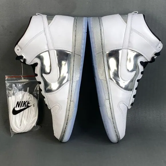 Nike Dunk High SE Chrome sneaker shoes women size 9