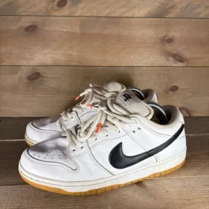 nike dunk low pro iso mens size 9.5 shoes white athletic skate sneakers