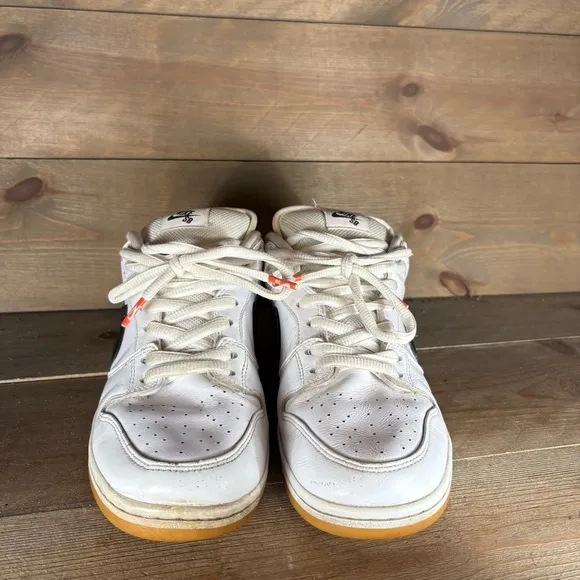 nike dunk low pro iso mens size 9.5 shoes white athletic skate sneakers