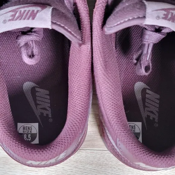 Nike Dunk Low Retro PRM Shoes Mens Size 8.5 Burgundy Crush Sneakers FB8895-600